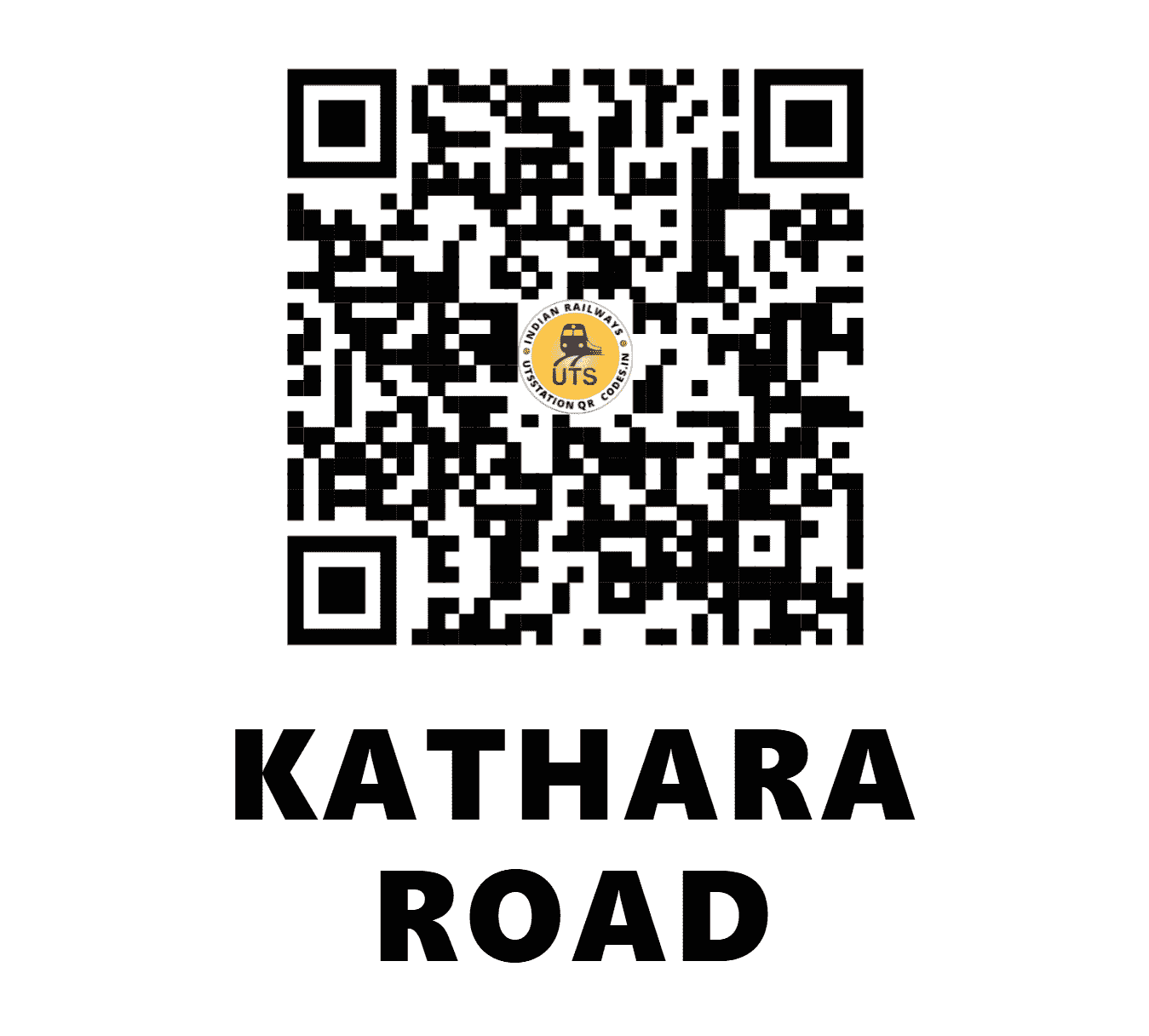 UTS QR Code for KATHARA ROAD - KTRR - NC (UTTAR PRADESH)